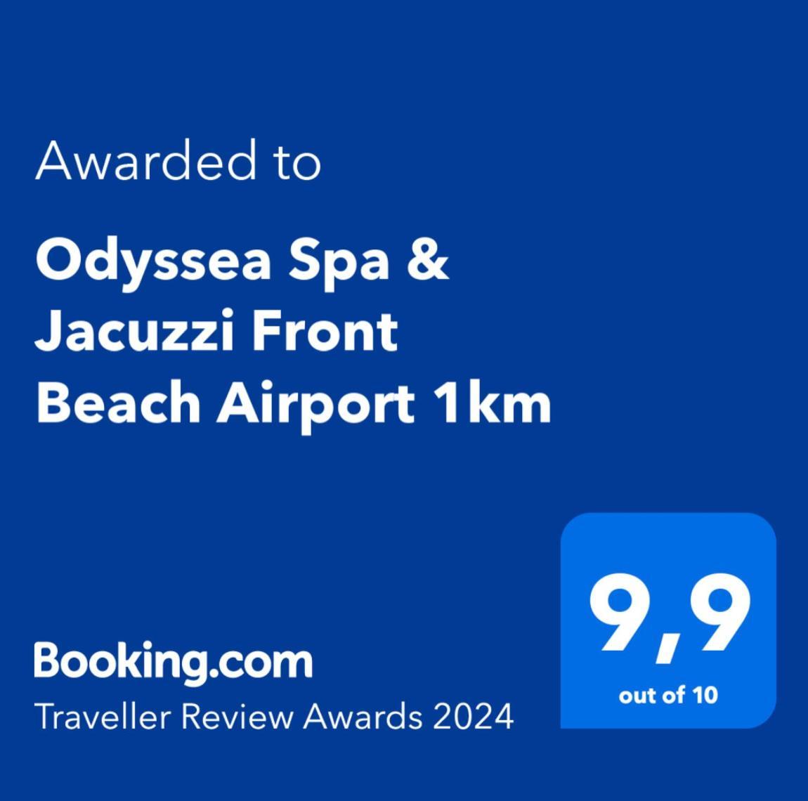 Odyssea Top View & Hot Jacuzzi Front Beach Kremastí Esterno foto